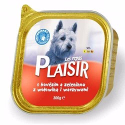 PLAISIR DOG su jautiena konservas 300 g