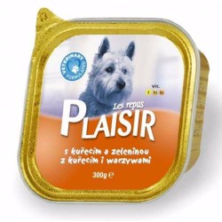 PLAISIR DOG vištiena konservas 300 g