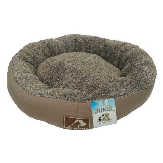 Lovyte patvari Mano Namai apskritimas rudas S 53x10 cm