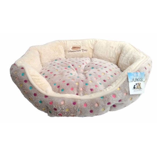 Guolis su taškeliais Ypač minkšta pilka S 45x40x14 cm