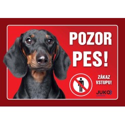 Tag plastikas DACHDER lygus juodas