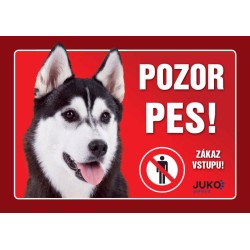 Ženklas plastikas HUSKY/MALAMUT