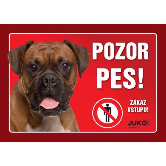 Ženklas plastikas BOXER