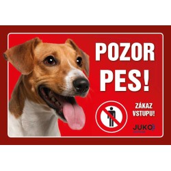 Ženklas plastikas JACK RUSEL TERJERAS