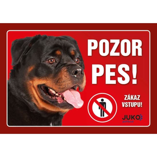 Ženklas   plastikas   ROTTWAILER