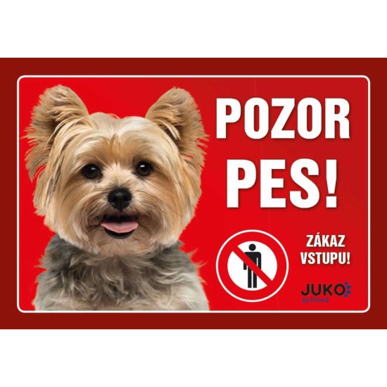 Ženklas plastikas JORKŠYRO TERJERAS