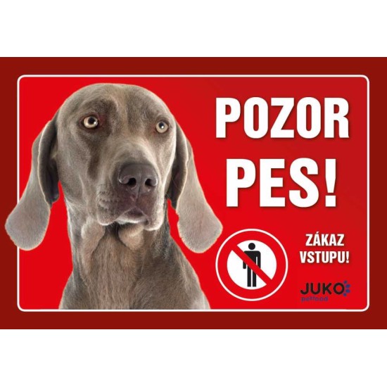 Ženklas plastikas WEIMAR HUNDER