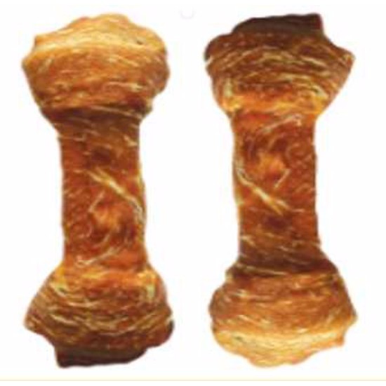 Mazgas iš buivolo odos apvyniotas vištiena mėsa JUKO Užkandžiai 6,5 cm (15 vnt)