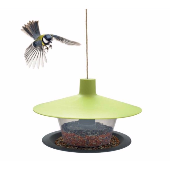 Tiektuvas lauko kieklė lėkštė žalia