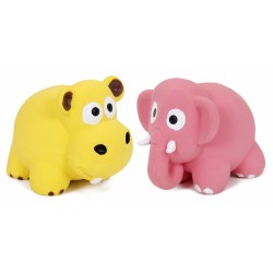 Lateksinis žaislas šunims - gyvūnai 8x6x6cm su garsu