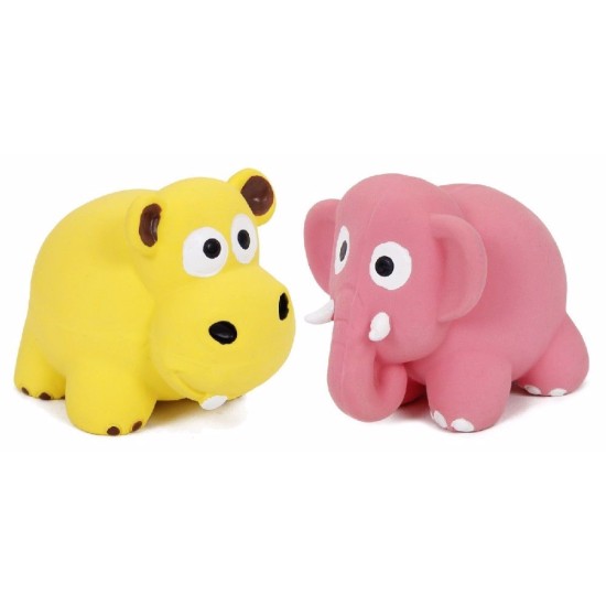 Lateksinis žaislas šunims - gyvūnai 8x6x6cm su garsu