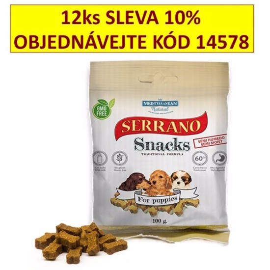 Serrano Užkandis Šuniukai 100 g