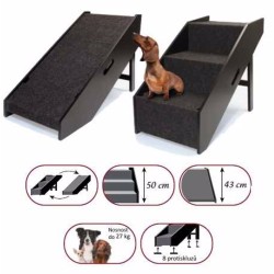 Laiptai mediniai Croci juodi