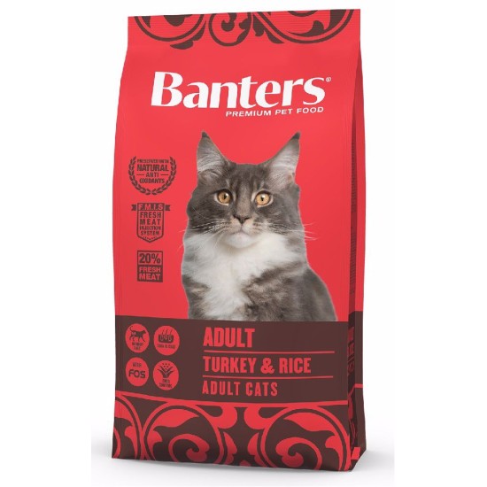Banters Cat Adult Turkey & Rice 8 kg Banters Cat Adult Turkey & Rice 8 kg