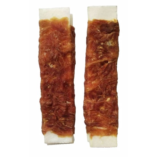 Skilteles iš buivolo odos apvyniotas su ančių mėsa JUKO Užkandžiai 15 cm (10 vnt)