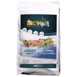 Sausas šunų maistas IRONpet Dog Adult Medium Turkey, 12 kg Sausas šunų maistas IRONpet Dog Adult Medium Turkey, 12 kg