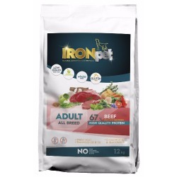 Sausas šunų maistas IRONpet Dog Adult All Breed Beef su jautiena, 12 kg Sausas šunų maistas IRONpet Dog Adult All Breed Beef su jautiena, 12 kg