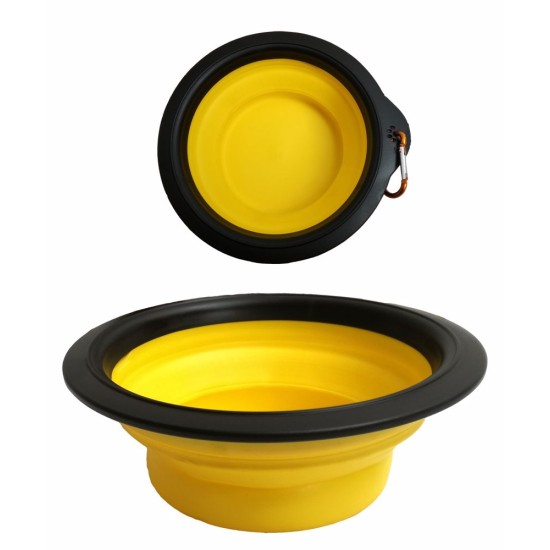 Sulankstomas silikoninis dubuo M su karabine