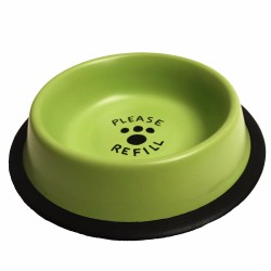 Dubenėlis iš nerūdijančio plieno pastelinis žalias spaudas 1,55 l