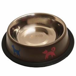 Dubenėlis iš nerūdijančio plieno rudas spaudas 0,76 l