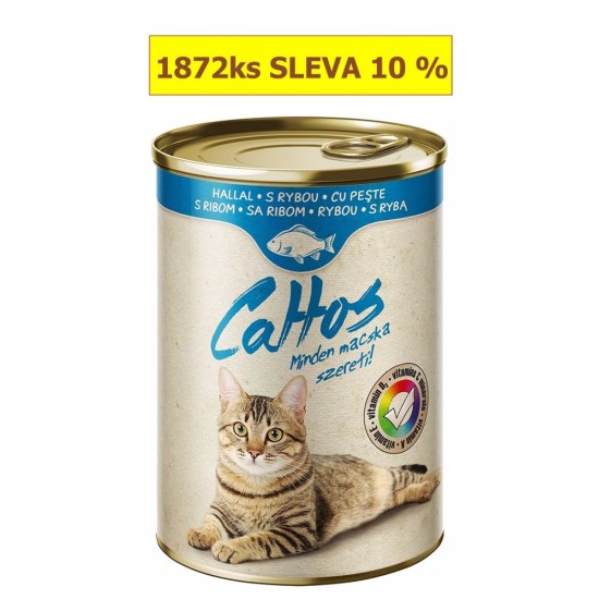 Cattos cat žuvis konservas 415 g