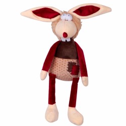 Žaislas šunims pliušas zuikis švilpimas 30 cm