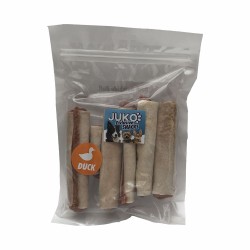 JUKO Užkandžiai Anties Žalia oda vyniotinis 250 g JUKO Užkandžiai Anties Žalia oda vyniotinis 250 g