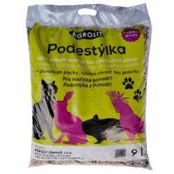Granuliuotas pjuveninis kraikas gyvūnams Agrolit, 9 l