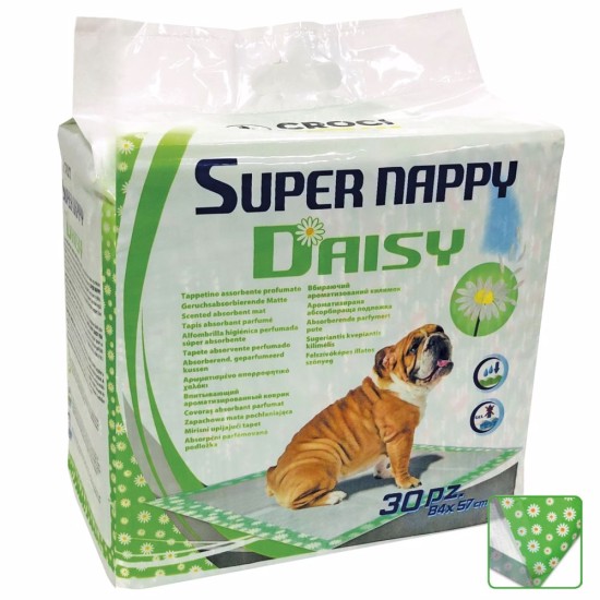 Vienkartinė palutė Super Nappy Daisy 84 x 57 cm (30 vnt.)