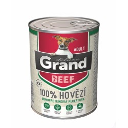 Grand deluxe šuo suaugusiųjų 100 % su jautiena konservai 820 g Grand deluxe šuo suaugusiųjų 100 % su jautiena konservai 820 g