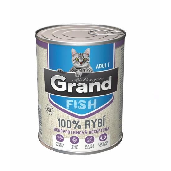 Grand deluxe Cat 100 % žuvies konservai 400 g