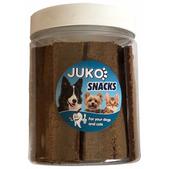 Mėsa gabalėlis su jūros dumbliais JUKO Užkandžiai 900 g (apie 35 vnt)