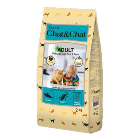 Chat & Chat Expert Adult Tuna & Žirniai 2 kg