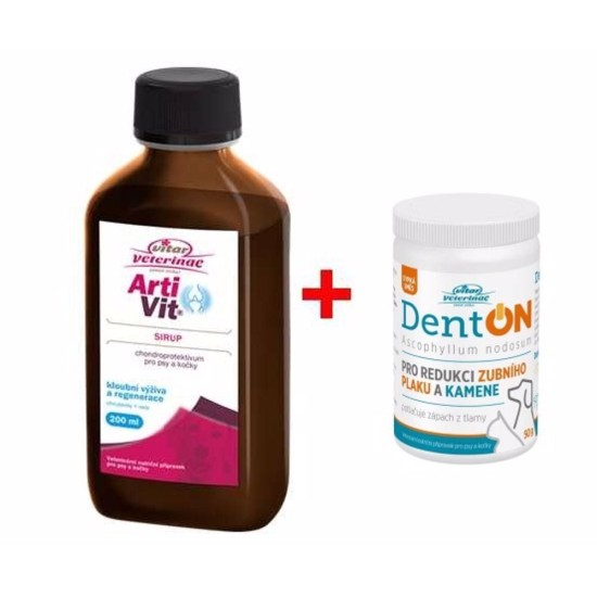 Vitar veterinae Artivit sirupas 200 ml DentON NEMOKAMAS Vitar veterinae Artivit sirupas 200 ml DentON NEMOKAMAS