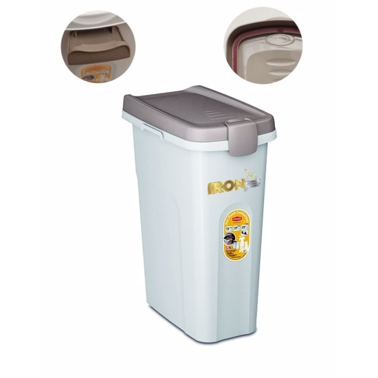 Statinė IRONpet su dangčiu 25 l/12 kg