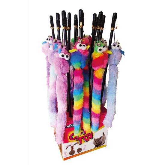 Jaukas pelėmsmsms vaivorykštė su ilga banguota uodega