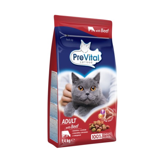 PreVital Cat su jautiena 1,4 kg