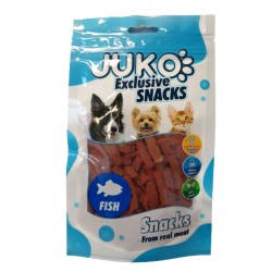 Skanėstas gyvūnams JUKO lašišos juostelės, 70 g