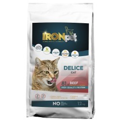 Sausas kačių maistas IRONpet Cat Delice Beef su jautiena, 12 kg Sausas kačių maistas IRONpet Cat Delice Beef su jautiena, 12 kg