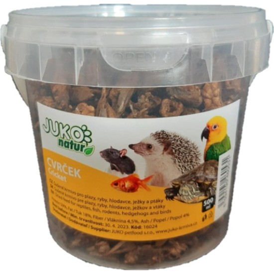 Džiovinti svirpliai JUKO 500ml