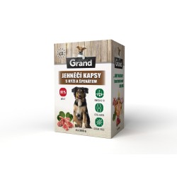 Grand deluxe šuo ėrienos maišas 300 g (4 pak.) Grand deluxe šuo ėrienos maišas 300 g (4 pak.)