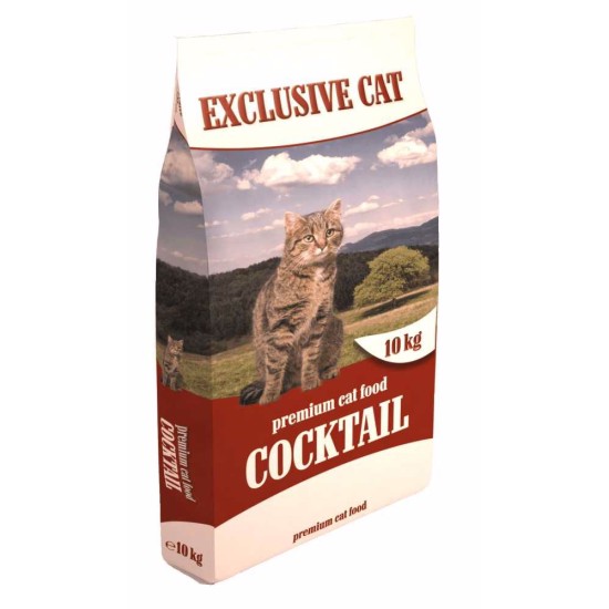 Sausas kačių maistas DELIKAN Cat Cocktail mėsos ir žuvies mix, 10 kg