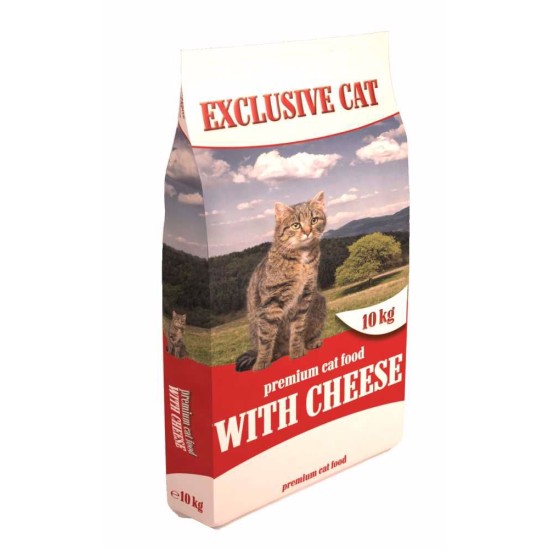 Sausas kačių maistas DELIKAN Cat with Cheese su sūriu, 10 kg