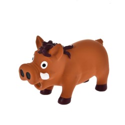 Žaislas šunims - šernas su garsu iš latekso, 14,5 cm