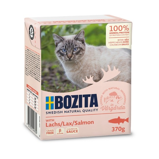 Konservai katėms Bozita Cat su lašiša, 370 g Konservai katėms Bozita Cat su lašiša, 370 g
