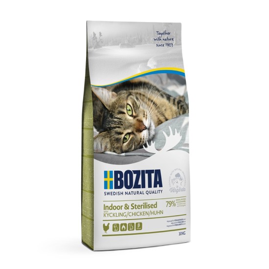 Bozita cat Indoor & Sterilizuota Vištiena 10 kg Bozita cat Indoor & Sterilizuota Vištiena 10 kg