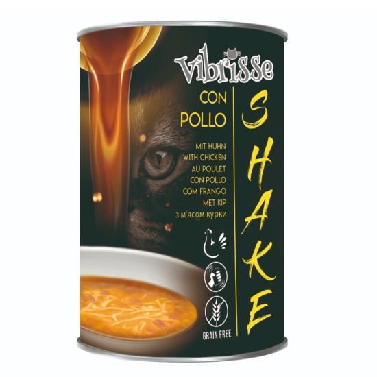 Vibrisse Shake vištienos sriuba katėms, 135g Vibrisse Shake vištienos sriuba katėms, 135g