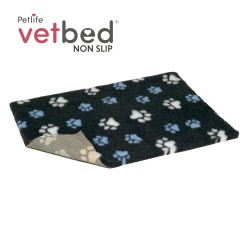 Vetbed neslystančios / Drybed Graphit mėlyna balta paketai DELUXE 100 x 75 cm, plaukai 30 mm Vetbed neslystančios / Drybed Graphit mėlyna balta paketai DELUXE 100 x 75 cm, plaukai 30 mm
