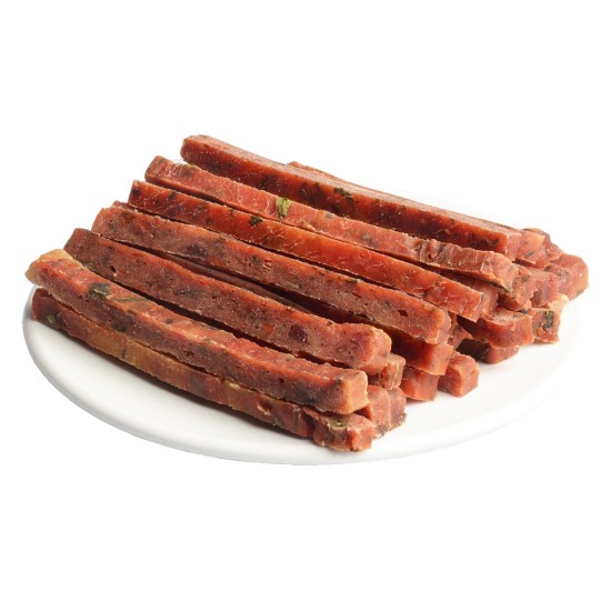 JUKO užkandžiai antis, menkė & daržovių juostelės 70 g