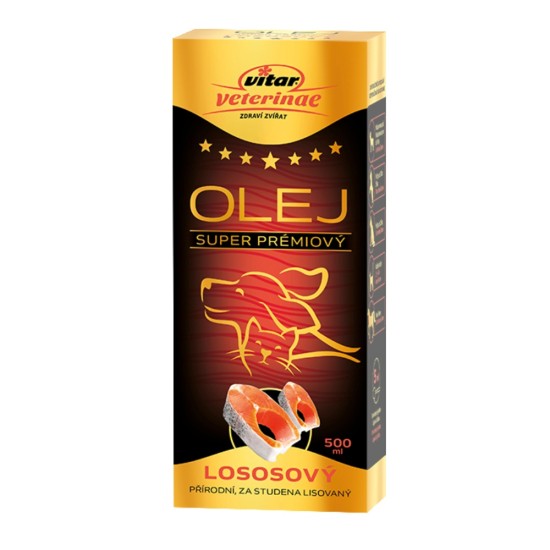 Vitar Veterinae Lašišų aliejus 500 ml